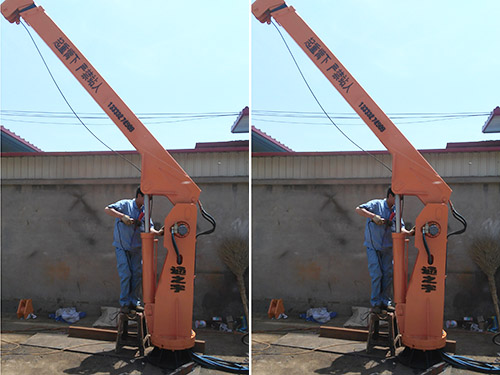 通之宇ty-1移动式吊运机卡车随车吊安装